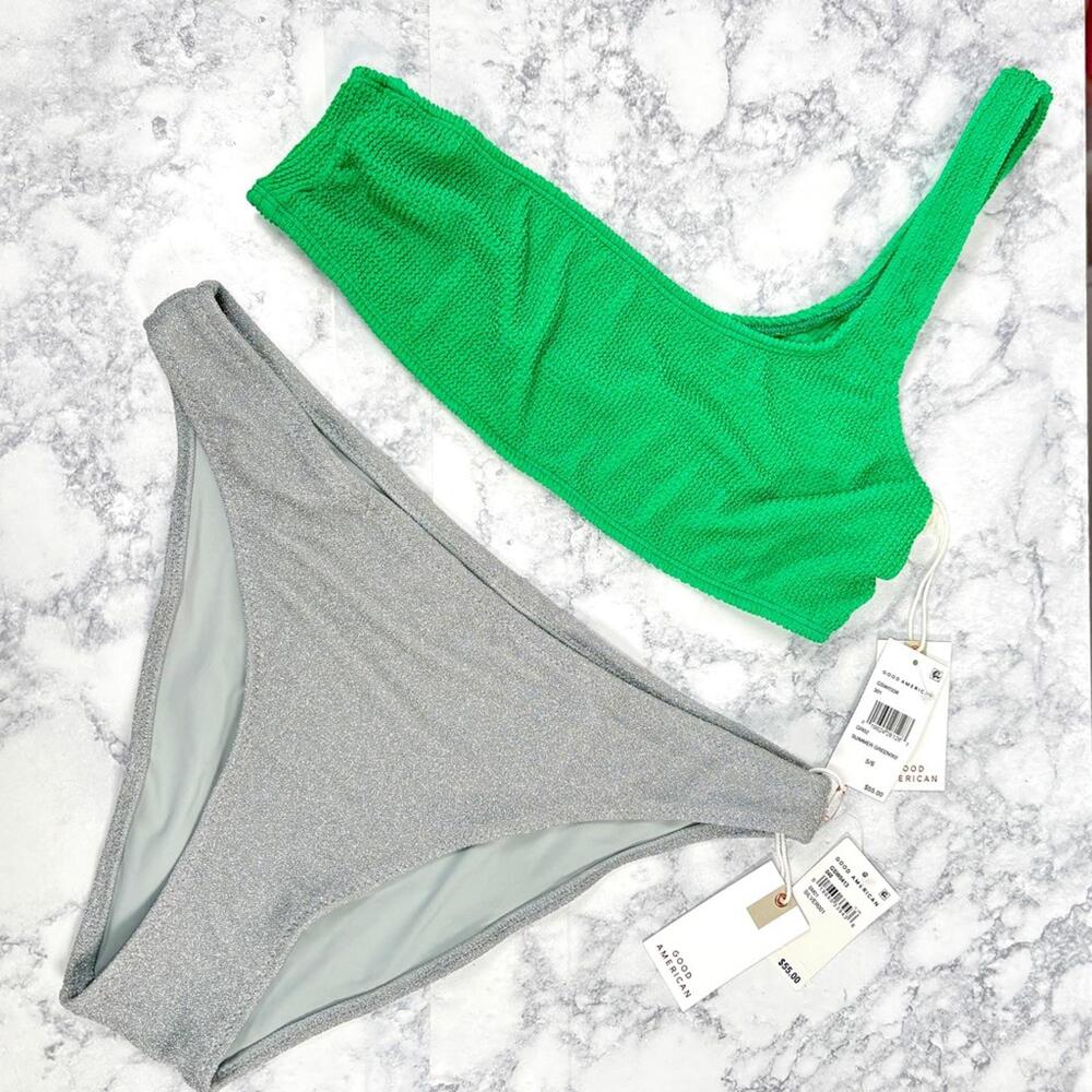 NWT Good American Bundle Swimsuit Bikini Set 5/6